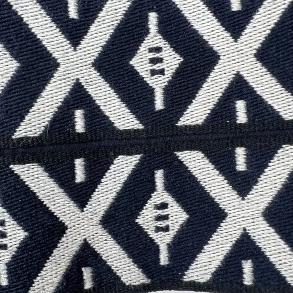 TORY‎ BURCH ARIANA V Neck Tunic with Taping Blouse Embroidered Knit Trim Size 4